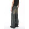BeatStreet Zomer Heren Baggy Jeans Vintage Amerikaanse Stijl Rechte Wijde Pijp Jeansbroek Casual Broek