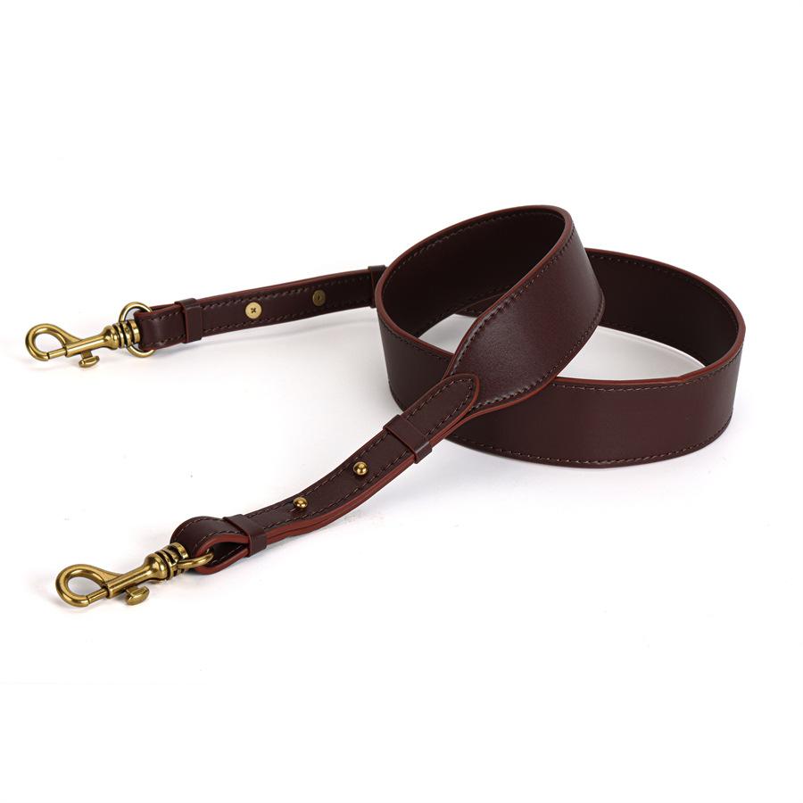 New Fashionable Cowhide Wide Shoulder Strap Universal Adjustable Length Shoulder Messenger Bag Replacement and Transformation Bag Strap Cross-border