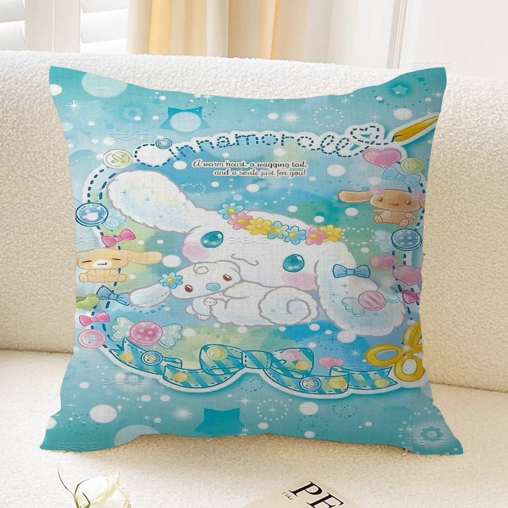 C-Cinnamoroll Cartoon Cute 45*45cm Cushion Cover Pillow Cover Decor Pillowcase Home Pillowcase For Couch Pillow