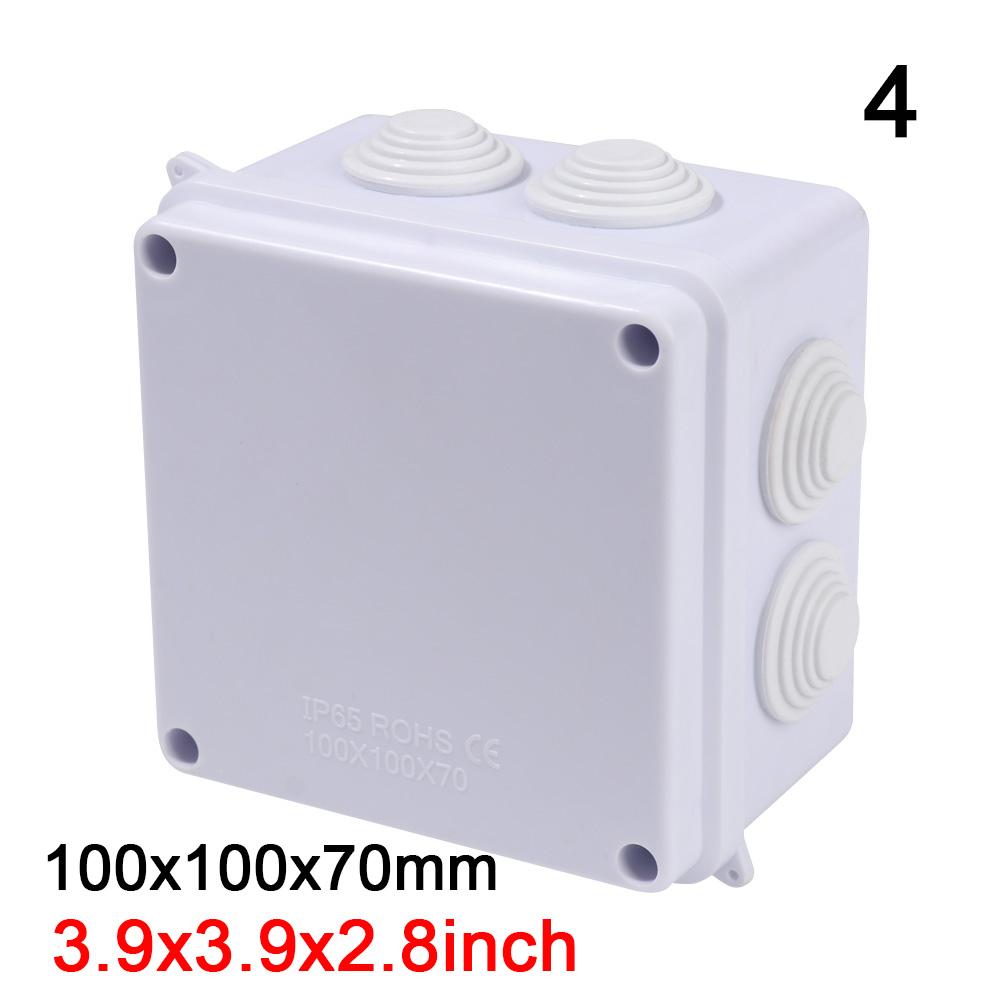 Outdoor IP65 Connection Cable Branch Electric Control Boxes Junction Box Indoor Wire Shell Power Case