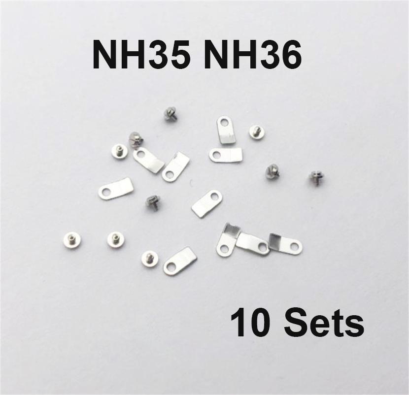 

10 Sets Fixed Screw Locking Plate Suitable For NH35 and NH36 Movements Fixed Screws Locking Plates Watch Accessories