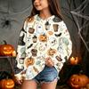 Kids' Casual Halloween Print Pullover Hoodie Sweatshirt for Everyday Wear