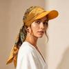 Breathable Bandana Cap Sun Visor Brim Headwrap Portable Sun Visor Scarf  Outdoor