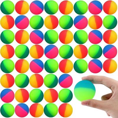 10 Stück Hochsprungbälle für Kinder Bunte Gummibälle Großpackung für Geburtstagsfeier-Mitgebsel Klassenzimmer-Karnevals-Preise Goodie-Geschenk