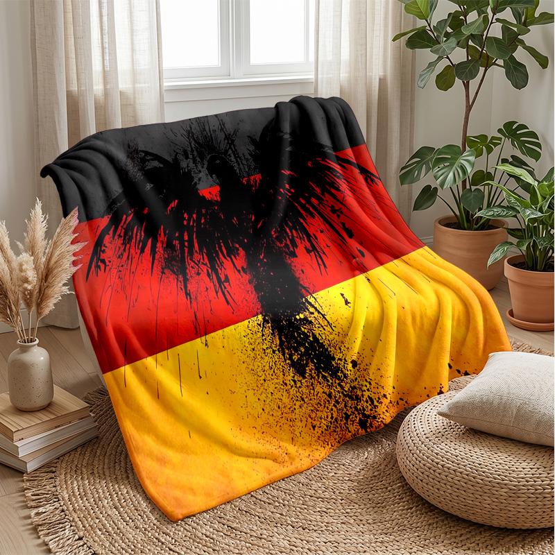 Germany national football team Theme blanket Soft Flannel Blanket Plush Throw Blanket Cozy Sofa Bed Blanket for Home Decor
