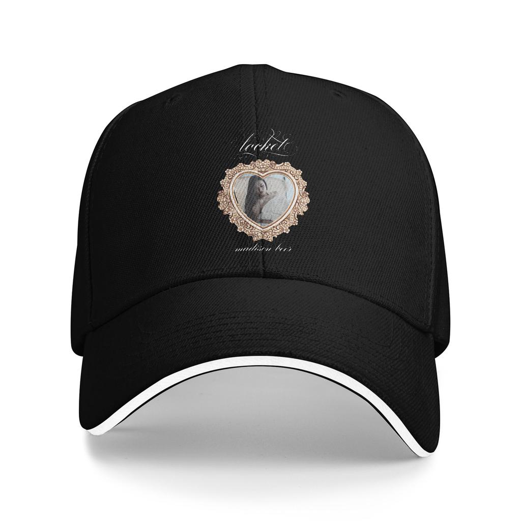 Madison Beer Locket  Baseball Cap  Couple Women Print Trucker Hat Summer Fashion Hiking Fishing Adjustable Snapback Cap