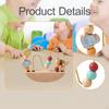 Bead Maze Toy Wooden Color Recognition for Kids 1-3 Years Hand Eye Coordination Ideal Gifts