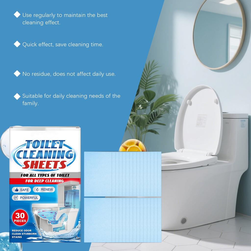 Tablety na čištění toalety s redukcí zápachu a automatickými čisticími složkami jsou vhodné pro pravidelnou údržbu různých toalet.