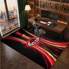 AC Milan Custom Crystal Velvet Rug, Personalized Name Text Print, Football Logo Soft Non‑Slip Floor Mat Home Decor Gift