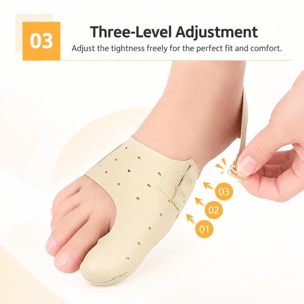 Breathable Design Toe Sleeves Corrector Thin Lightweight Big Toe Corrector  Night Wear
