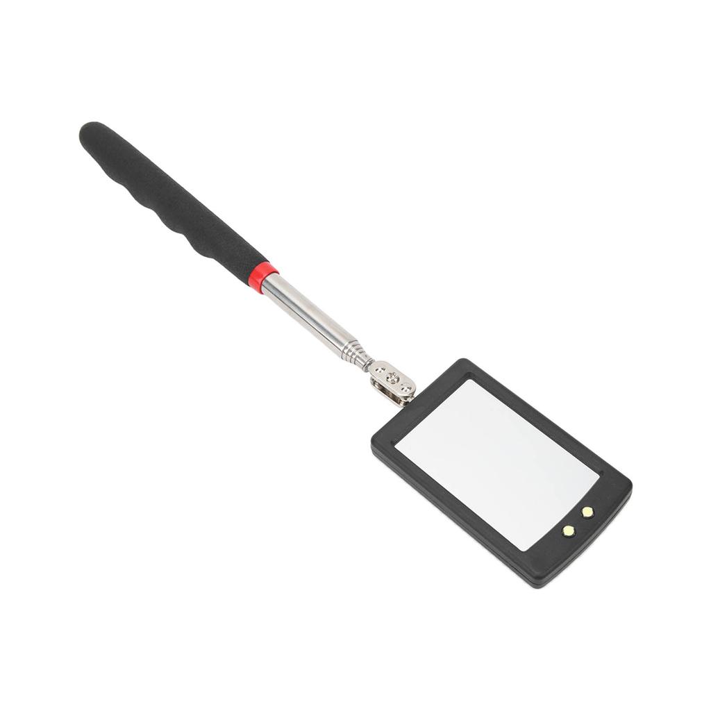 Telescopic Inspection Mirror LED Lighted 360 Degree Swivel for Automotive Mechanics Repair