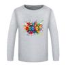 5575 Fashion Casual Boys Girls Roblox Printed Round Neck Long Sleeves Sweatshirt