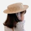 Handwoven Baby Girl Sun hat Lace Up Sunscreen Cap New Straw Hat  Outdoor