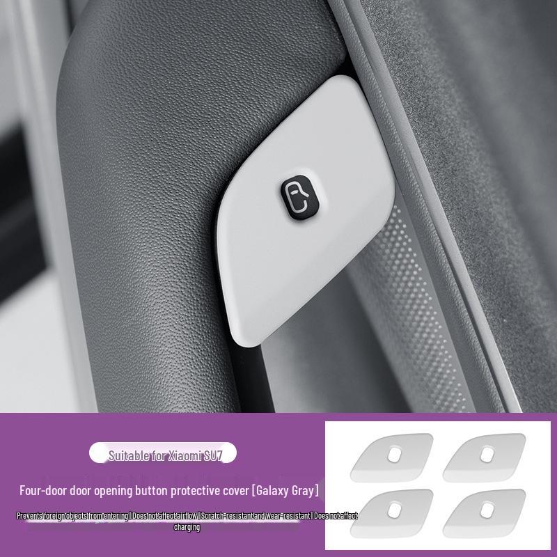 Xiaomi SU7 Rear Seat Fridge & Air Vent Cover with USB Port & Car Door Button Protector