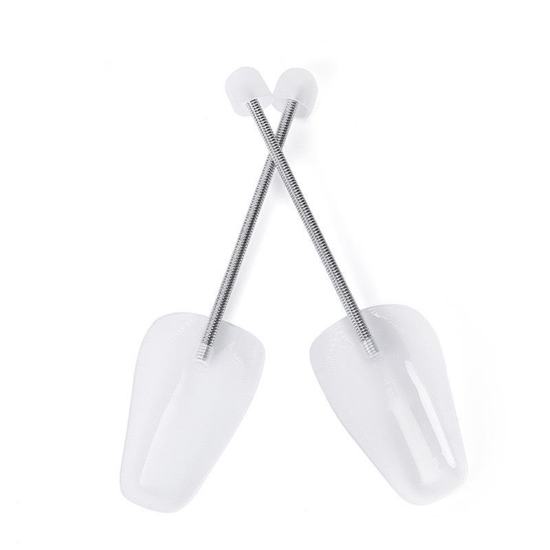 Adjustable Spring Shoe Tree - Plastic Expander to Maintain Toe Width