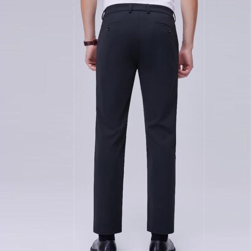 ROMON Men's Business Stretch Thin Suit Pants