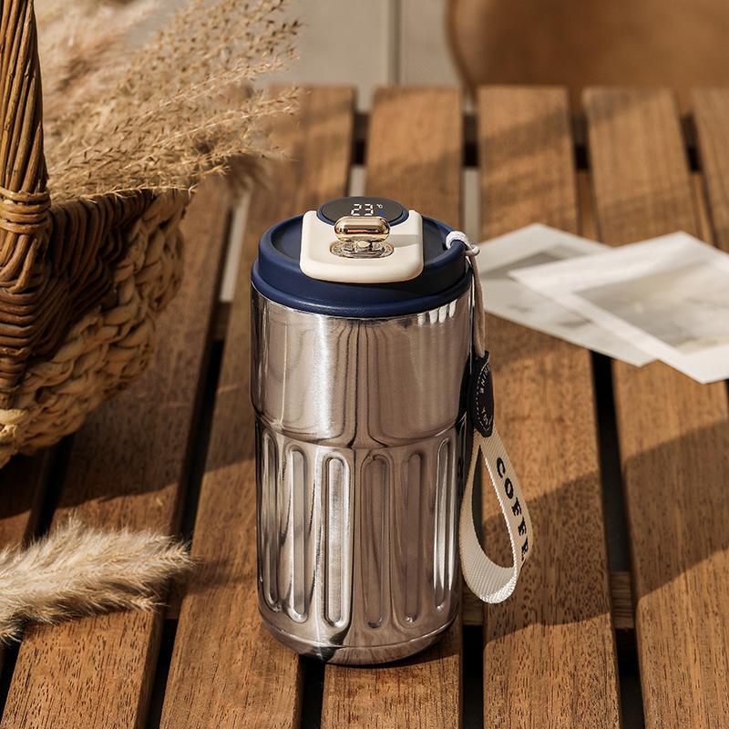 Intelligent Temperature Display 316 Stainless Steel Thermos Cup for Men and Women Portable Coffee Cup High Value Car Gift Water Cup