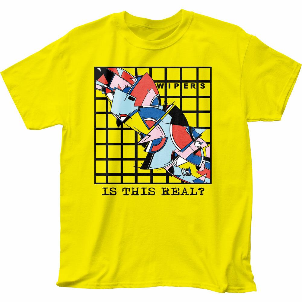 26 Wipers Is This Real? T Shirt Mens Licensed Rock N Roll Retro Band Tee New Yellow Unisex T-Shirt XXXXL