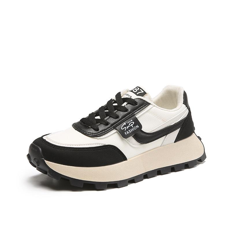 2025 Autumn New Casual Shoes Female Student Sports Running Shoes Ins Trendy Platform Korean Version Forrest Gump Shoes Female G6803