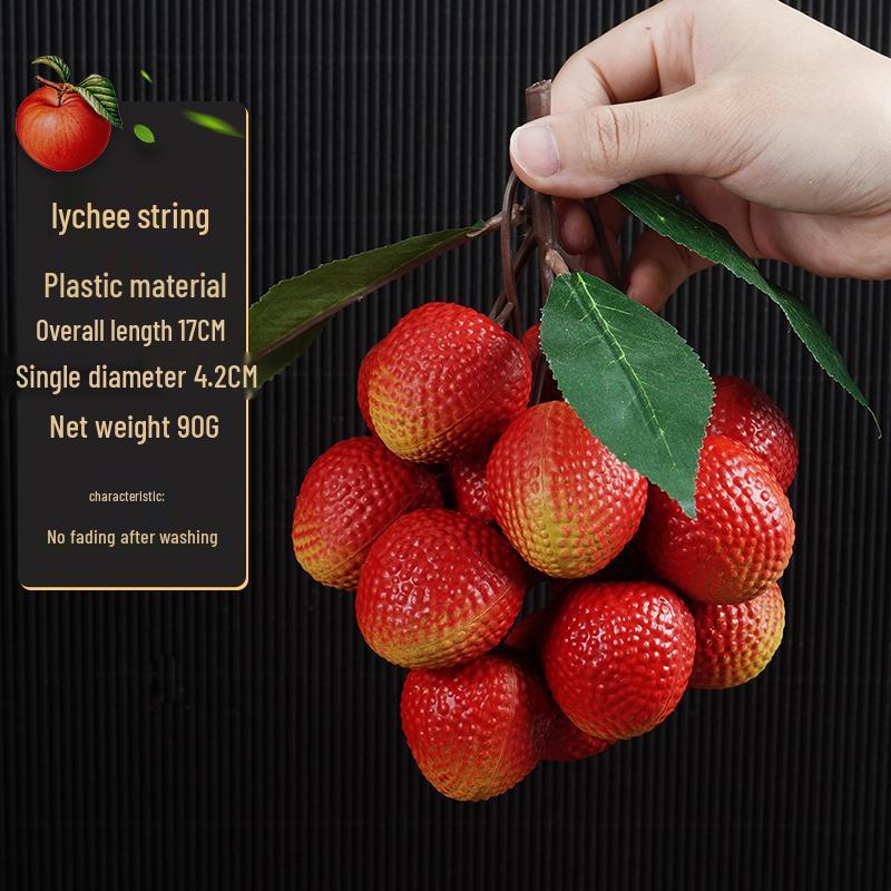 Plastic Apple Fruit and Vegetable Teaching Aid Prop Figurine for Early Education Display