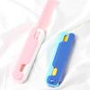 3D Gravity Straight Radish Knife Comb Portable Stress Relief Fidget Mini Comb Anti-Static for Travel Office Daily Use