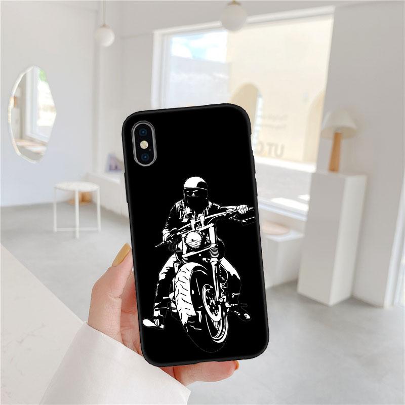 PP44 Motorcycle Racing Soft Shell Phone Case for Redmi Note 10 11 12 Pro Max 10S 10C 10T 11A 11S 12S 12C