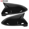Side Wing Mirror Cover For VW Golf MK7 MK7.5 R GTI GTD 2014 2015- Rearview Mirror Caps Casing OX Horn Style Car