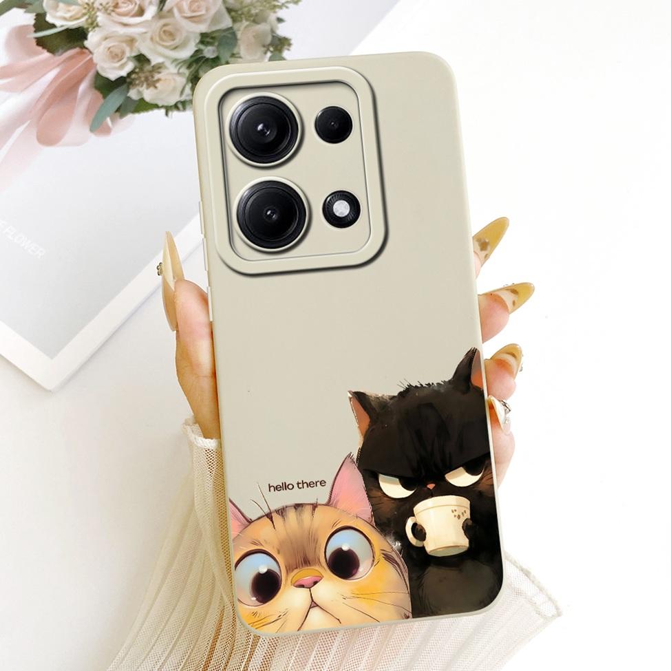 Phone Casing For Redmi Note 14S Cover Fashion Cartoon Cute Funny Painted Silicone Case 2502FRA65G