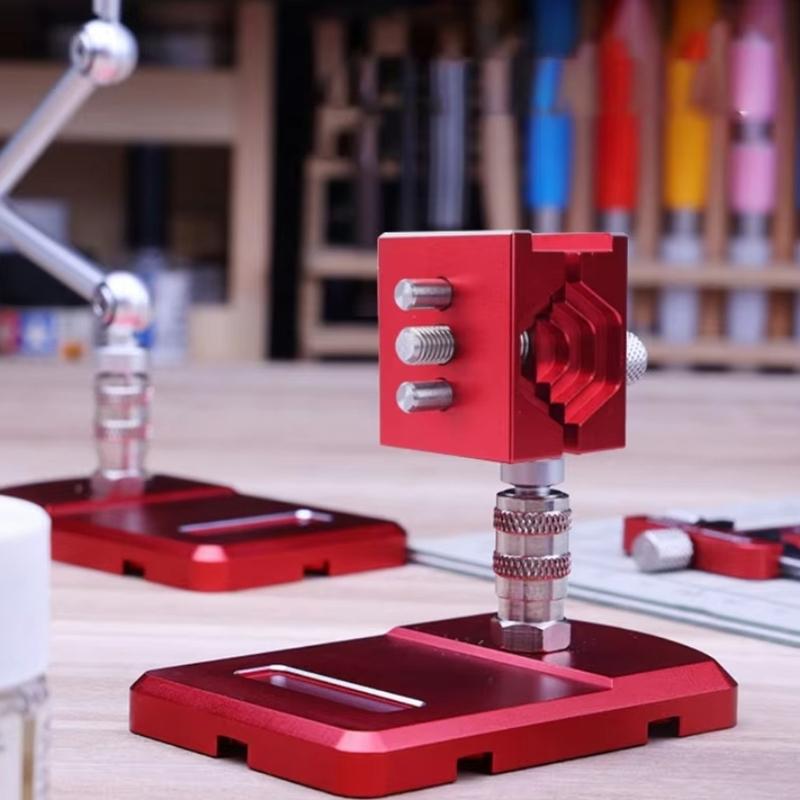 Portable Aluminum Drill Press Vise Benches Vise Wide Clamping Capacity Ideal For Outdoor And Electronics Assembly