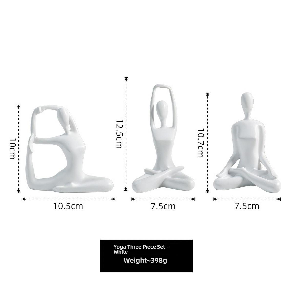 

Touch-Color Change Yoga Resin Statue - Deepen Backbends Sculpture for Living Room & Zen Study Decor