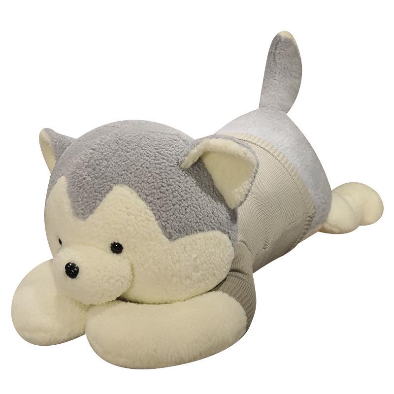 Husky Plush Slouchy Pillow - Super Soft Cute Bedtime Doll