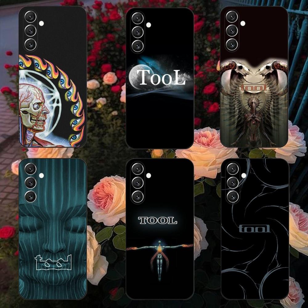Band T-Tool Schism Phone Case For Samsung Galaxy A13,A21s,A22,A31,A32,A52,A53,A71,A80,A91 Soft Black Shell