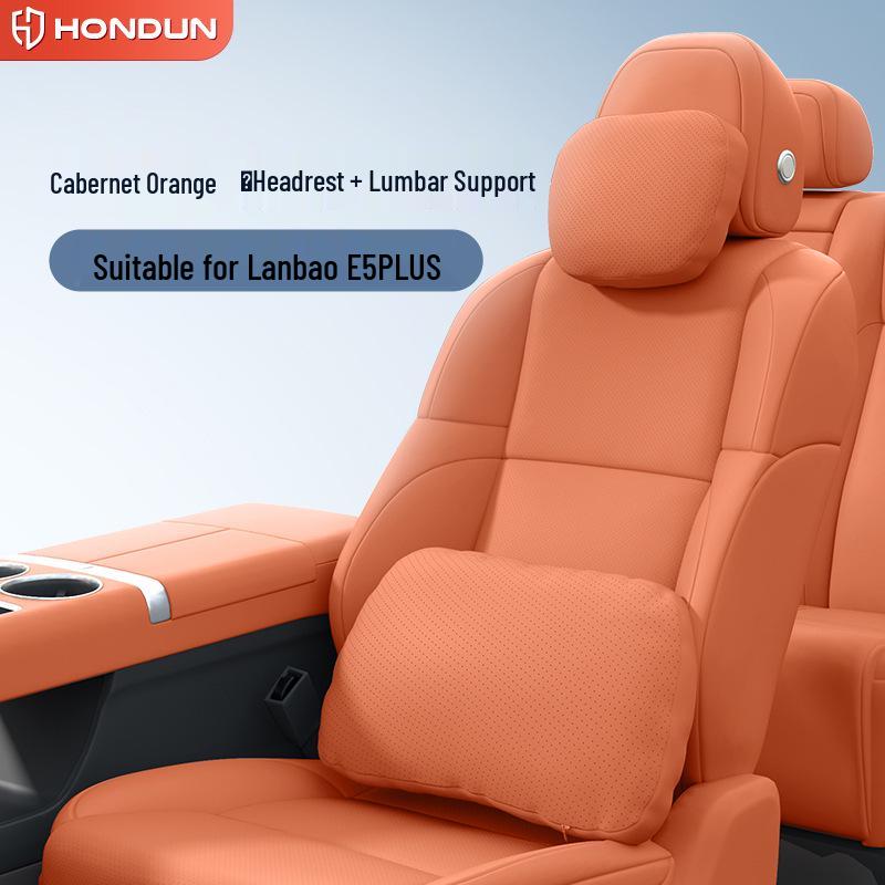 Lan Dian E5 PLUS Car Headrest & Lumbar Support for Neck and Back Protection