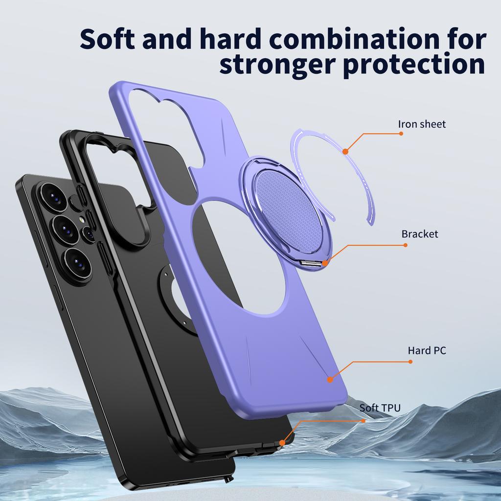 For Samsung Galaxy Z Flip7 5G Case Shockproof Slim Retro Leather Phone Back Cover