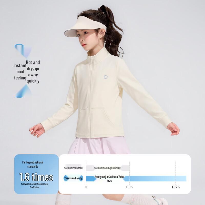 Girls' Summer UV Protection Hooded Jacket