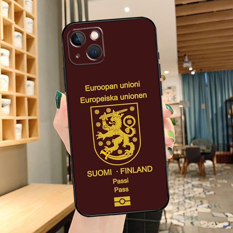 Finland Flag Phone Case For iPhone 16 17 Pro Max 14 13 12 11 15 Pro Max Mini 15 16 Plus 16e 17 Air Cover