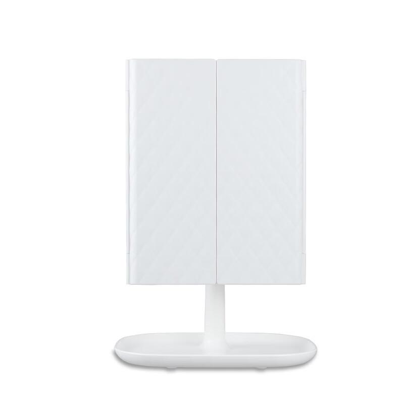 oenyled Small Tabletop LED Makeup Mirror