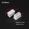 White PP Plastic Table Chair Foot Covers 15*15-100*100mm Square Pipe Plugs Protective Cover Furniture Thickenes Leg Pads