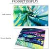 Heopapin Blacklight Psychedelic Forest Meditation Tapestry UV Reactive Cosmic Galaxy Starry Sky Wall Art Tapestry Trippy Yoga Spiritual Chakra Wall