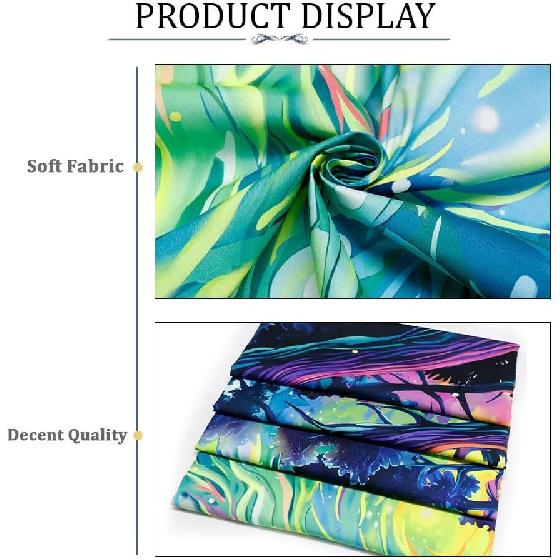 Heopapin Blacklight Psychedelic Forest Meditation Tapestry UV Reactive Cosmic Galaxy Starry Sky Wall Art Tapestry Trippy Yoga Spiritual Chakra Wall