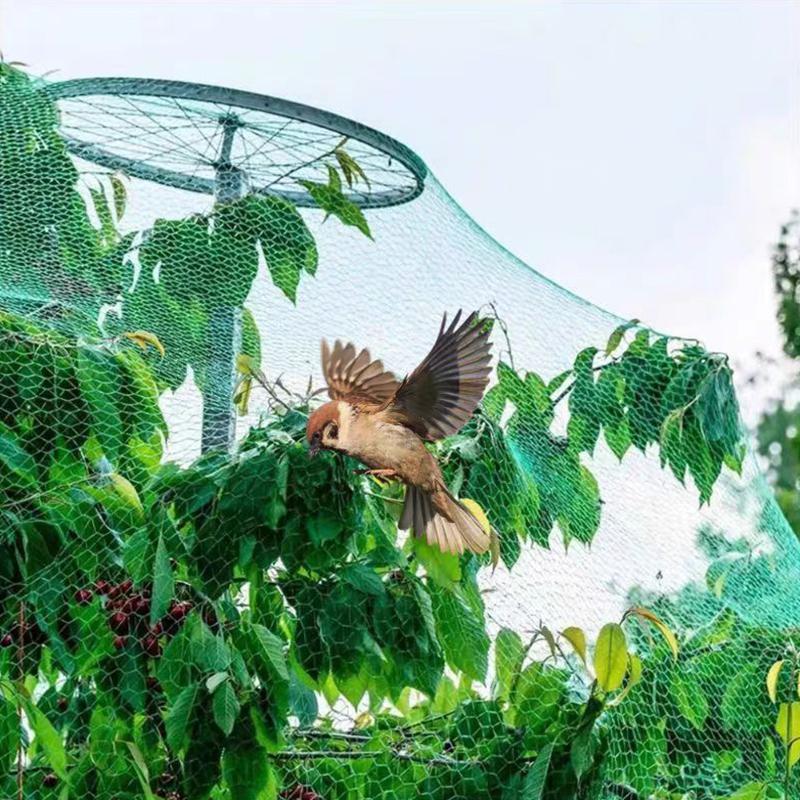 1 Piece Green Woven Mesh Protect Plants Fruits Flowers Trees Stretch Fencing Durable Net Stops Birds Deer Animals Garden Netting