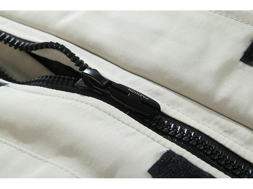 Men's Mid-Length Hooded Cotton Coat - Thickened, Trendy Autumn/Winter Jacket