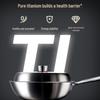 COOKER KING Pure Titanium Non-Coated Wok