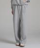 Noming One-Pleat Wide Sweatpants - Gray