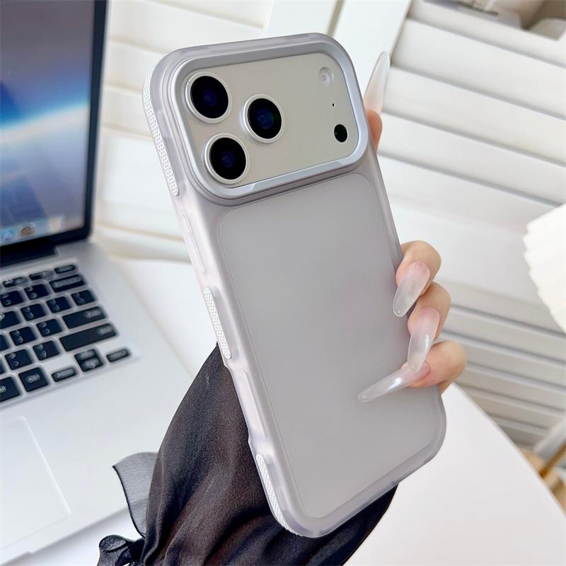 Luxury Matte Translunt Phone Case for iPhone 17 Air 16 E 15 14 Plus 13 12 11 Pro Max Shockproof Anti Slip Frosted Armor Cover