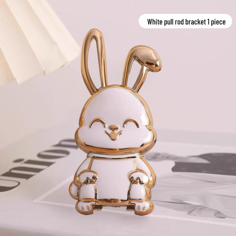 Kreativer Cartoon-Kaninchen Faltbarer Handyhalter für den Schreibtisch