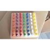 Children color shape classification building block coin box color stick shape matching game wooden teaching aids