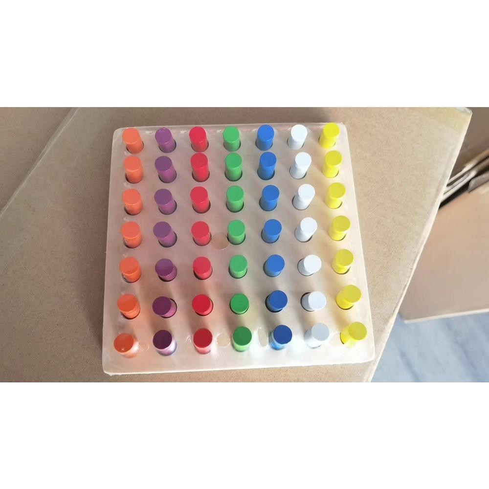 Children color shape classification building block coin box color stick shape matching game wooden teaching aids