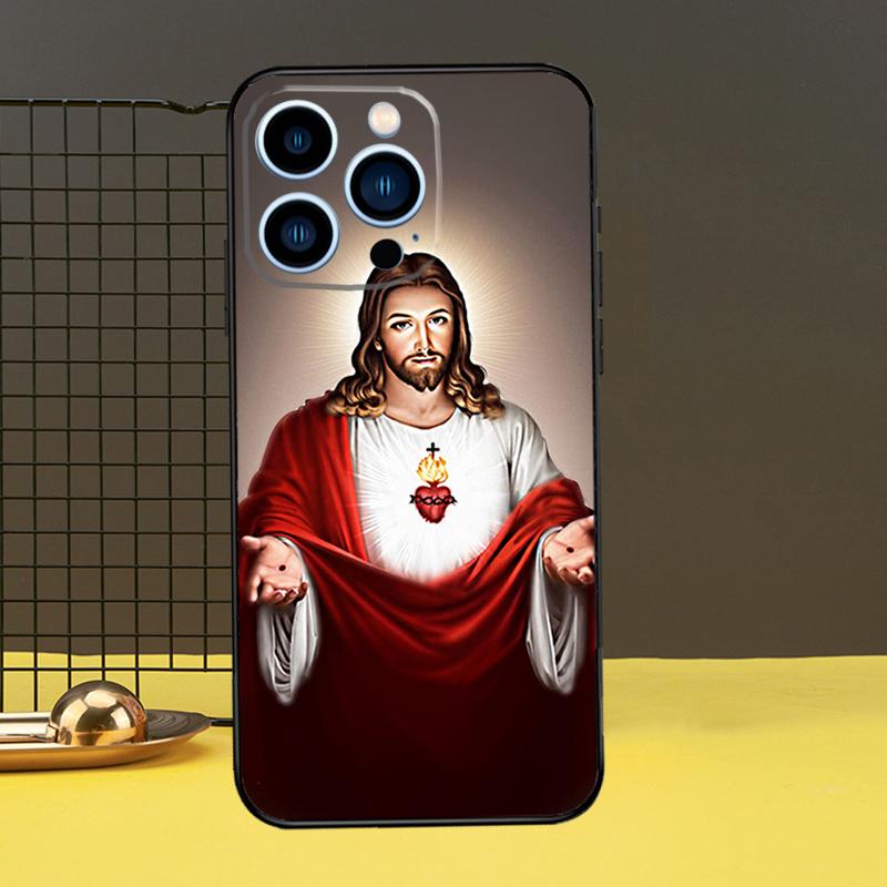 Christian Jesus Phone Case For iPhone 11 12 13 14 16 15 Pro Max Mini 7 8 Plus X XR XS Max Cover