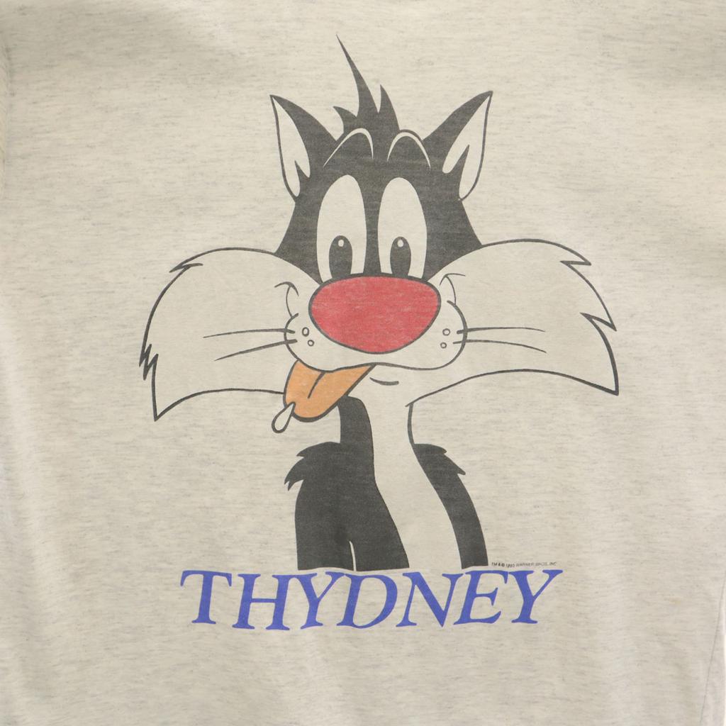 90s Old Australian Made Sylvester the Cat Short sleeve Single stitch T-shirt Men's Used